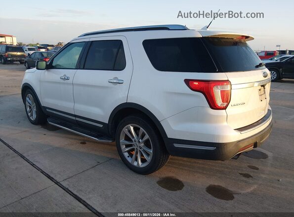 1FM5K7FH4KGA51027 2019 FORD EXPLORER White Задня ліва чверть