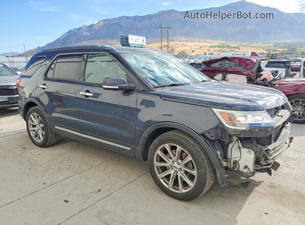 1FM5K7FH5HGC09903 2017 FORD EXPLORER Black Przód prawy