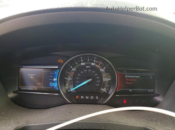 1FM5K7FH5HGC09903 2017 FORD EXPLORER Black Widok zestawu wskaźników