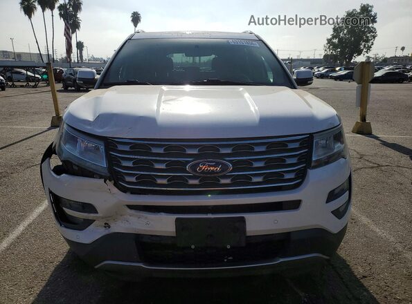 1FM5K7FH8GGC59242 2016 FORD EXPLORER White Front view