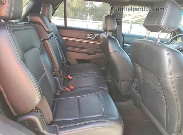 1FM5K7FH8GGC59242 2016 FORD EXPLORER White Rear interior view