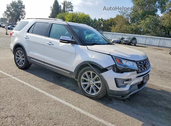 1FM5K7FH8GGC59242 2016 FORD EXPLORER White Front right