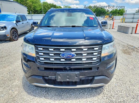 1FM5K7FH9GGA70132 2016 FORD EXPLORER Black Вид спереду
