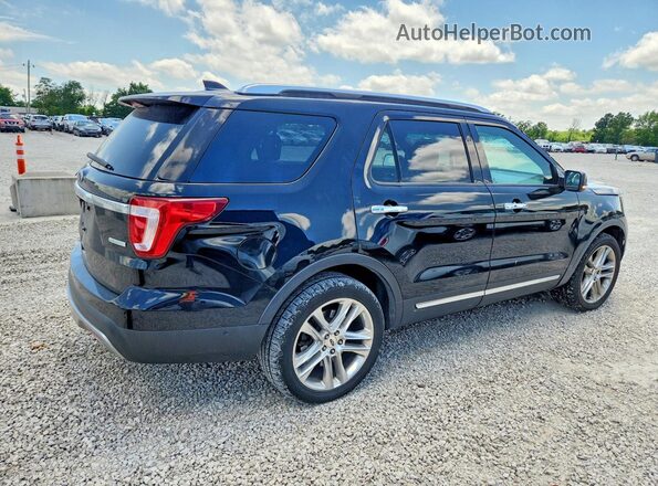 1FM5K7FH9GGA70132 2016 FORD EXPLORER Black Задня права чверть