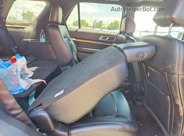 1FM5K7FH9GGA70132 2016 FORD EXPLORER Black Вид задніх сидінь