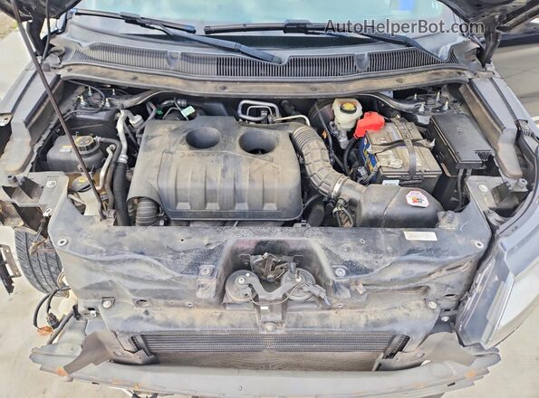 1FM5K7FH9GGC64126 2016 FORD EXPLORER Black ძრავის განყოფილების ხედი