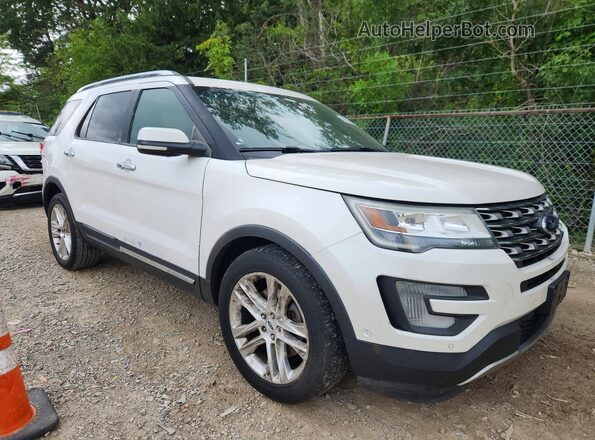 1FM5K7FHXGGC47139 2016 FORD EXPLORER White წინა ხედი