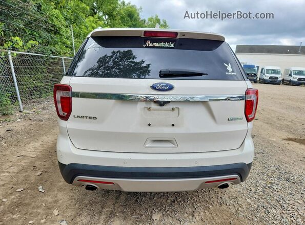 1FM5K7FHXGGC47139 2016 FORD EXPLORER White წინა სალონის ხედი