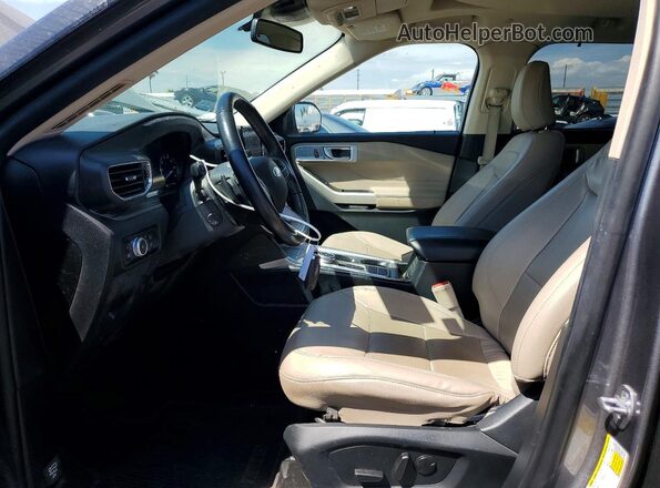 1FM5K7FW2MNA11610 2021 FORD EXPLORER Gray Front interior view