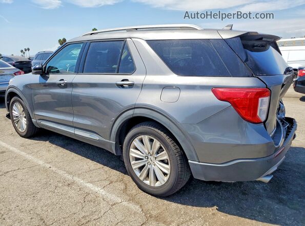 1FM5K7FW2MNA11610 2021 FORD EXPLORER Gray Rear left