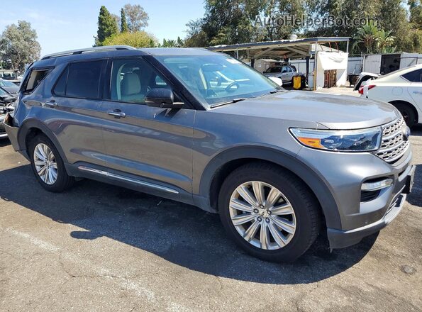 1FM5K7FW2MNA11610 2021 FORD EXPLORER Gray Front right