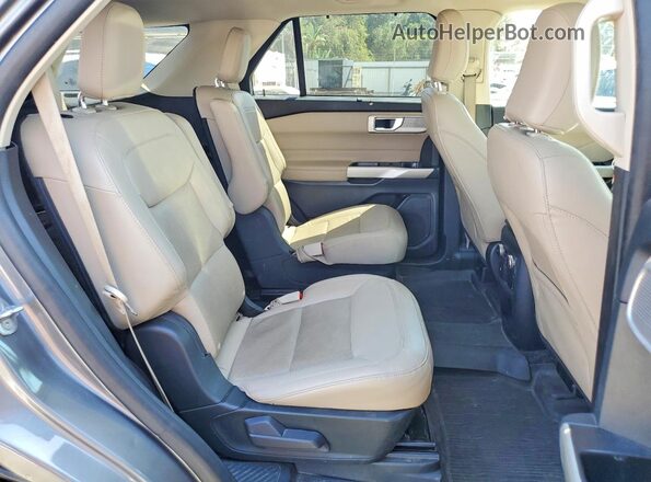 1FM5K7FW2MNA11610 2021 FORD EXPLORER Gray Rear interior view