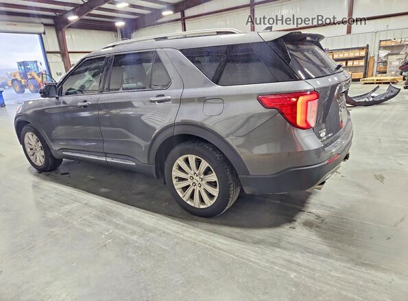 1FM5K7FW3MNA11406 2021 FORD EXPLORER Серый Задняя левая четверть