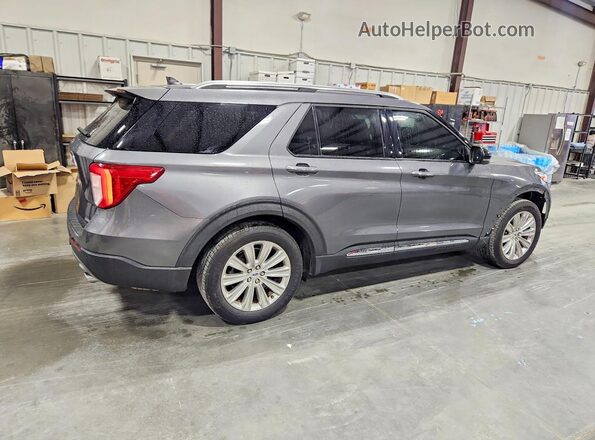 1FM5K7FW3MNA11406 2021 FORD EXPLORER Серый Задняя правая четверть