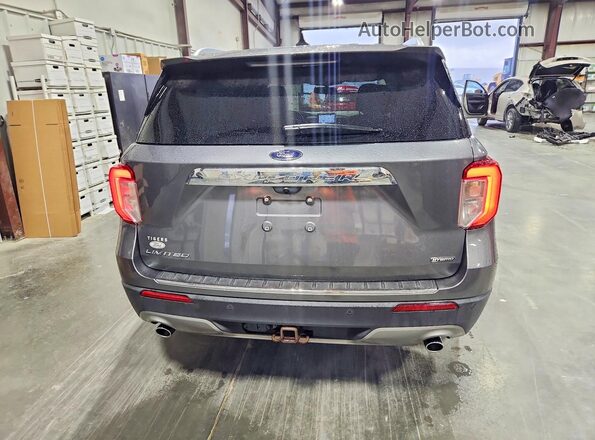 1FM5K7FW3MNA11406 2021 FORD EXPLORER Серый Вид сзади