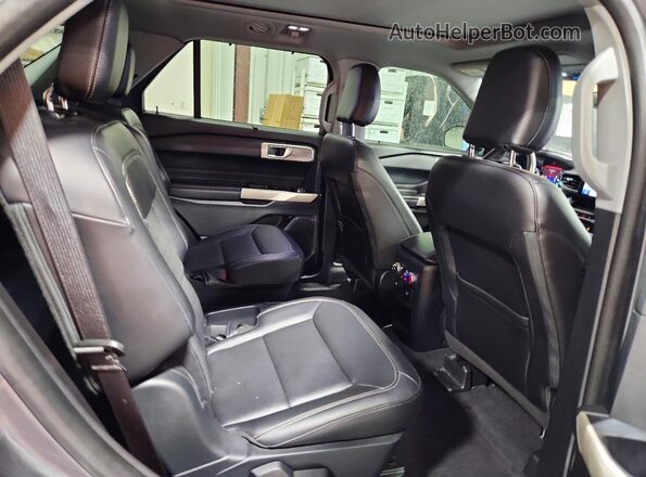 1FM5K7FW3MNA11406 2021 FORD EXPLORER Серый Вид задней части салона