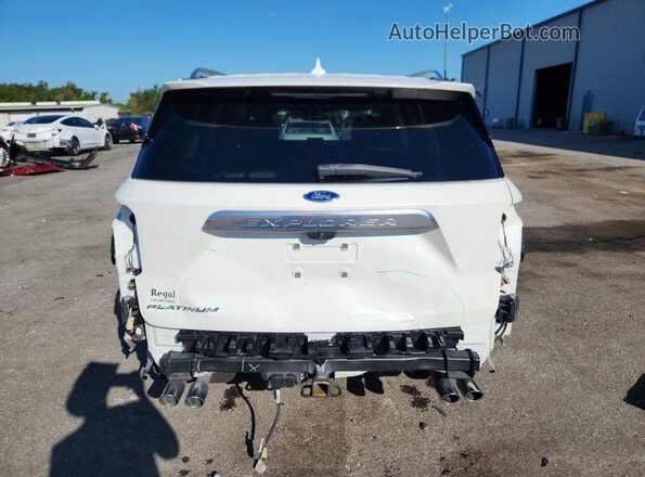 1FM5K7HC4MGC36375 2021 FORD EXPLORER White Rear view
