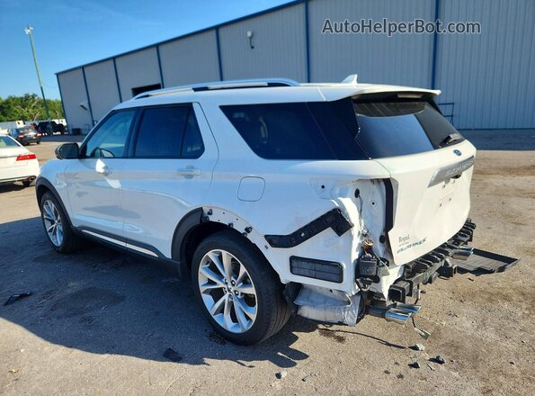 1FM5K7HC4MGC36375 2021 FORD EXPLORER White Rear left