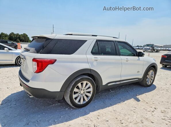1FM5K7LC1NGC32955 2022 FORD EXPLORER White Widok z tyłu