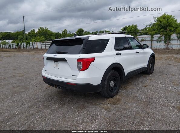 1FM5K8AB0LGC68410 2020 FORD POLICE INTERCEPTOR Белый Задняя правая четверть