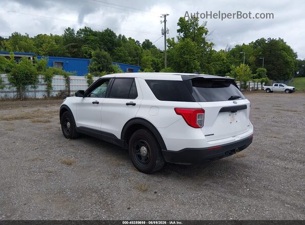 1FM5K8AB0LGC68410 2020 FORD POLICE INTERCEPTOR Белый Задняя левая четверть
