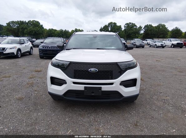 1FM5K8AB0LGC68410 2020 FORD POLICE INTERCEPTOR Белый Вид спереди