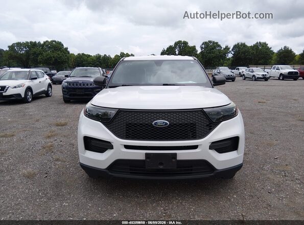 1FM5K8AB0LGC68410 2020 FORD POLICE INTERCEPTOR Белый Вид задней части салона