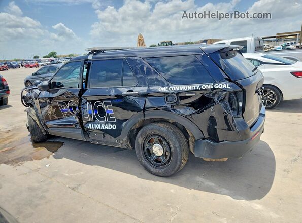 1FM5K8AB0NGC23468 2022 FORD EXPLORER Черный Задняя левая четверть