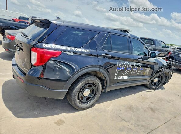 1FM5K8AB0NGC23468 2022 FORD EXPLORER Черный Задняя правая четверть