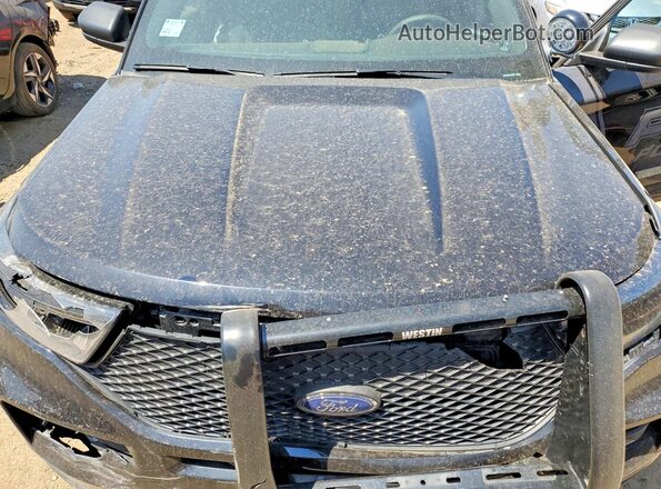 1FM5K8AB0NGC43297 2022 FORD EXPLORER Black Вид задньої частини салону