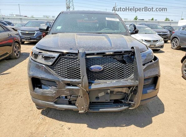 1FM5K8AB0NGC43297 2022 FORD EXPLORER Black Вид спереду