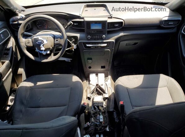 1FM5K8AB0NGC43297 2022 FORD EXPLORER Black Вид панелі приладів