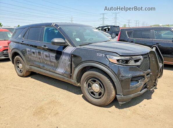 1FM5K8AB0NGC43297 2022 FORD EXPLORER Black Передня права чверть