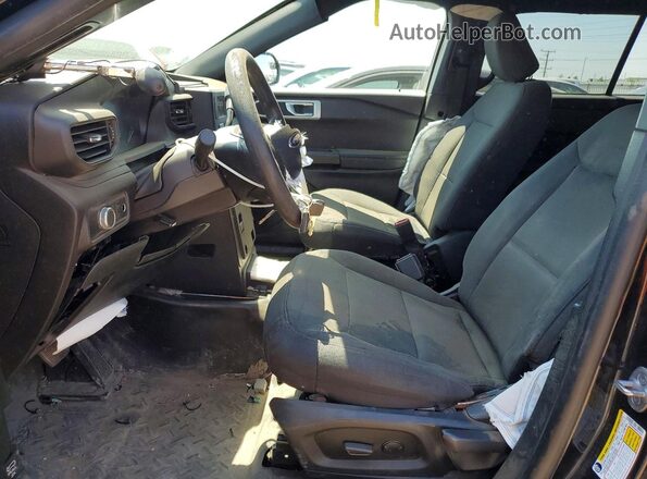 1FM5K8AB0NGC43297 2022 FORD EXPLORER Black Вид салону спереду