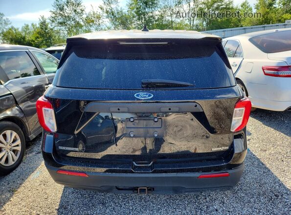 1FM5K8AB0NGC43977 2022 FORD EXPLORER Black Rear view
