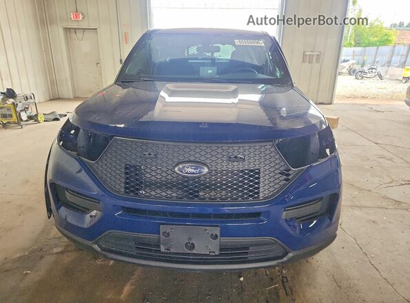 1FM5K8AB0RGA59418 2024 FORD EXPLORER Blue Front view