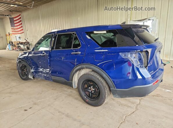 1FM5K8AB0RGA59418 2024 FORD EXPLORER Blue Rear left
