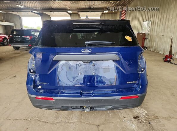 1FM5K8AB0RGA59418 2024 FORD EXPLORER Blue Rear view