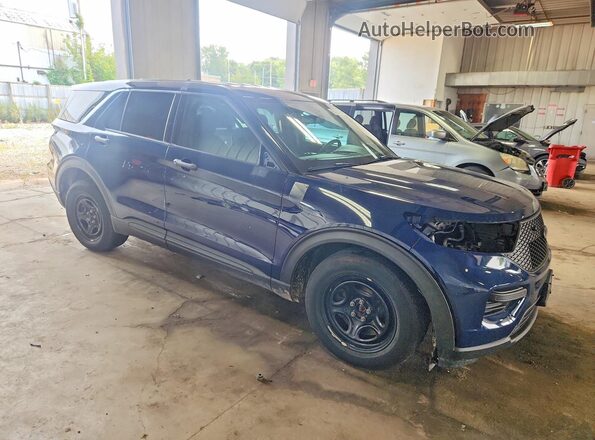 1FM5K8AB0RGA59418 2024 FORD EXPLORER Blue Front right