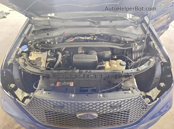 1FM5K8AB0RGA59418 2024 FORD EXPLORER Blue Rear interior view