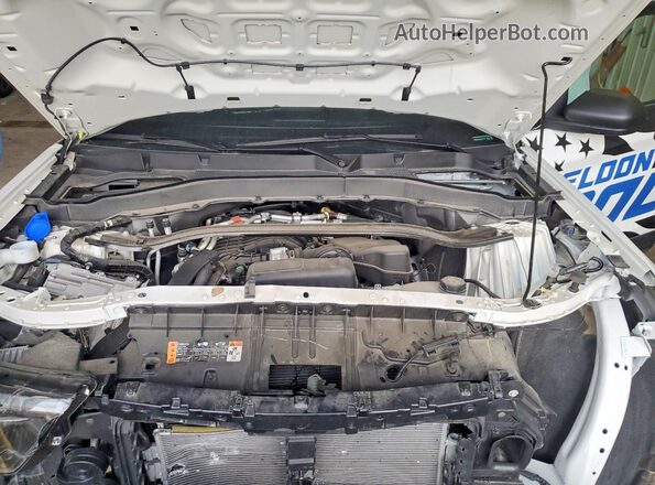 1FM5K8AB0SGA55746 2025 FORD EXPLORER White ძრავის განყოფილების ხედი