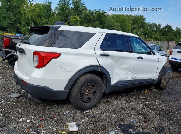 1FM5K8AB1LGA72105 2020 FORD EXPLORER White Հետևի աջ