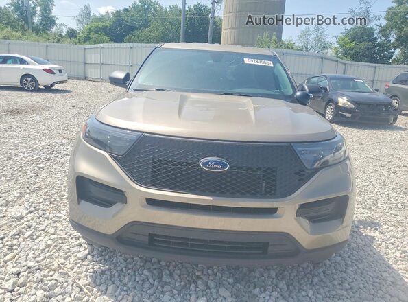 1FM5K8AB1LGC52510 2020 FORD EXPLORER Brown წინა ხედი