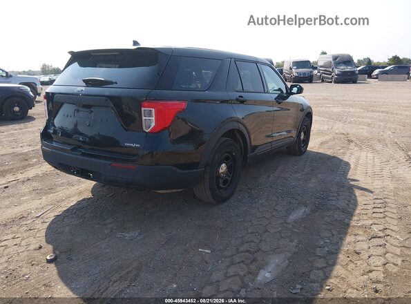 1FM5K8AB1LGD09384 2020 FORD POLICE INTERCEPTOR Black Tył prawy