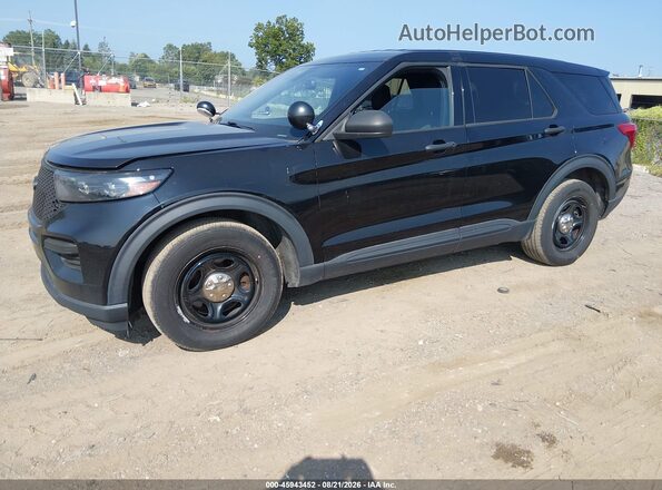 1FM5K8AB1LGD09384 2020 FORD POLICE INTERCEPTOR Black Przód lewy