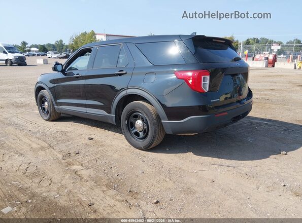 1FM5K8AB1LGD09384 2020 FORD POLICE INTERCEPTOR Black Tył lewy