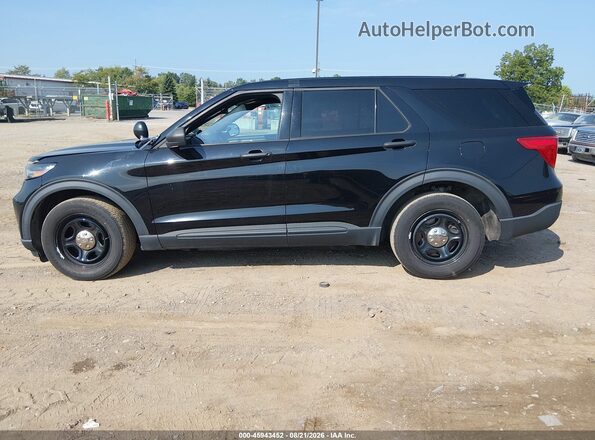 1FM5K8AB1LGD09384 2020 FORD POLICE INTERCEPTOR Black Widok wnętrza 360 stopni
