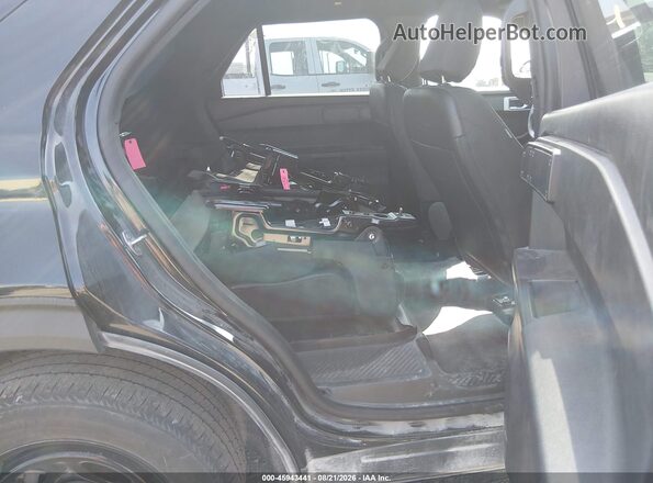 1FM5K8AB1MGA64863 2021 FORD POLICE INTERCEPTOR Black Widok naklejki z numerem VIN