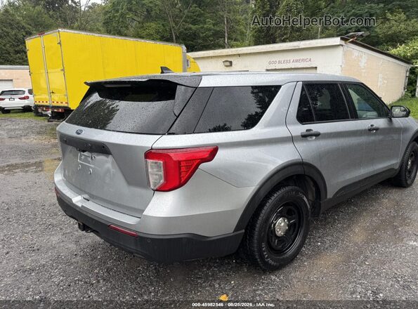1FM5K8AB1RGA30980 2024 FORD POLICE INTERCEPTOR Silver Tył prawy