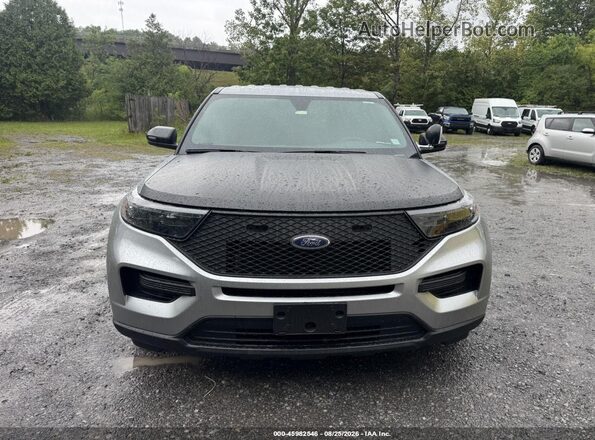 1FM5K8AB1RGA30980 2024 FORD POLICE INTERCEPTOR Silver Widok z przodu